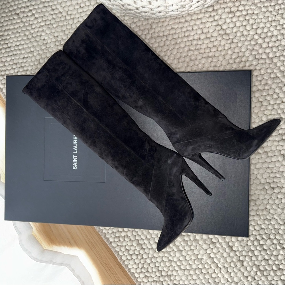Saint Laurent Abbey 110 Cachemire Boots